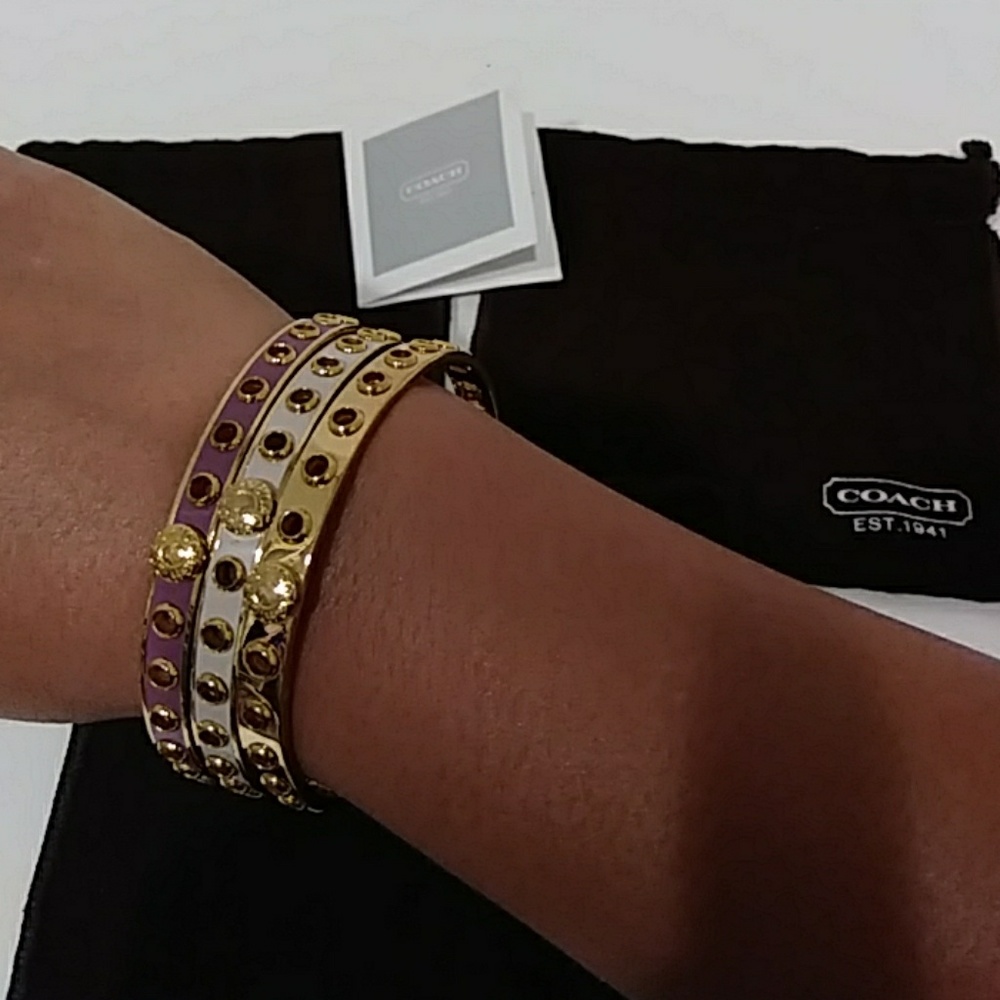 Coach bangle bracelets